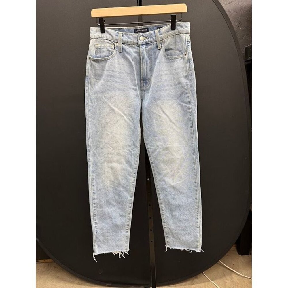 Lucky Brand High Rise Ankle Drew Mom Jean